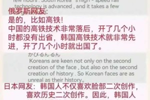 韩国网友声称：韩国无论什么技术都领先于中国…...